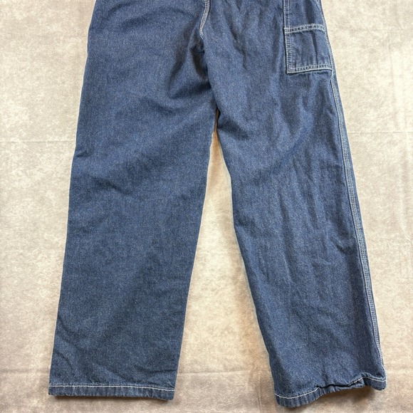 John Deere Denim Overalls Boys 10 Blue Vintage Farm Workwear Y2K - Picture 8 of 10